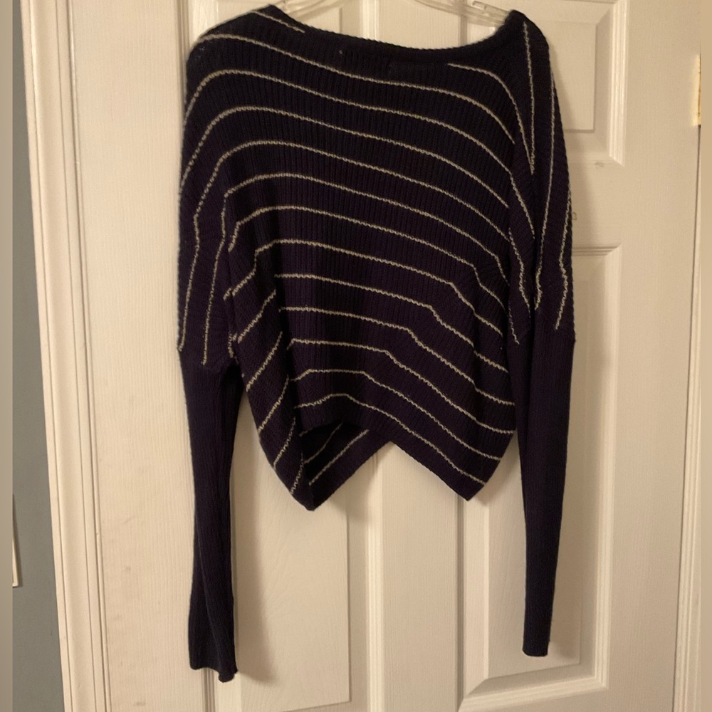 Blue Urban Outfitters Cropped Sweater